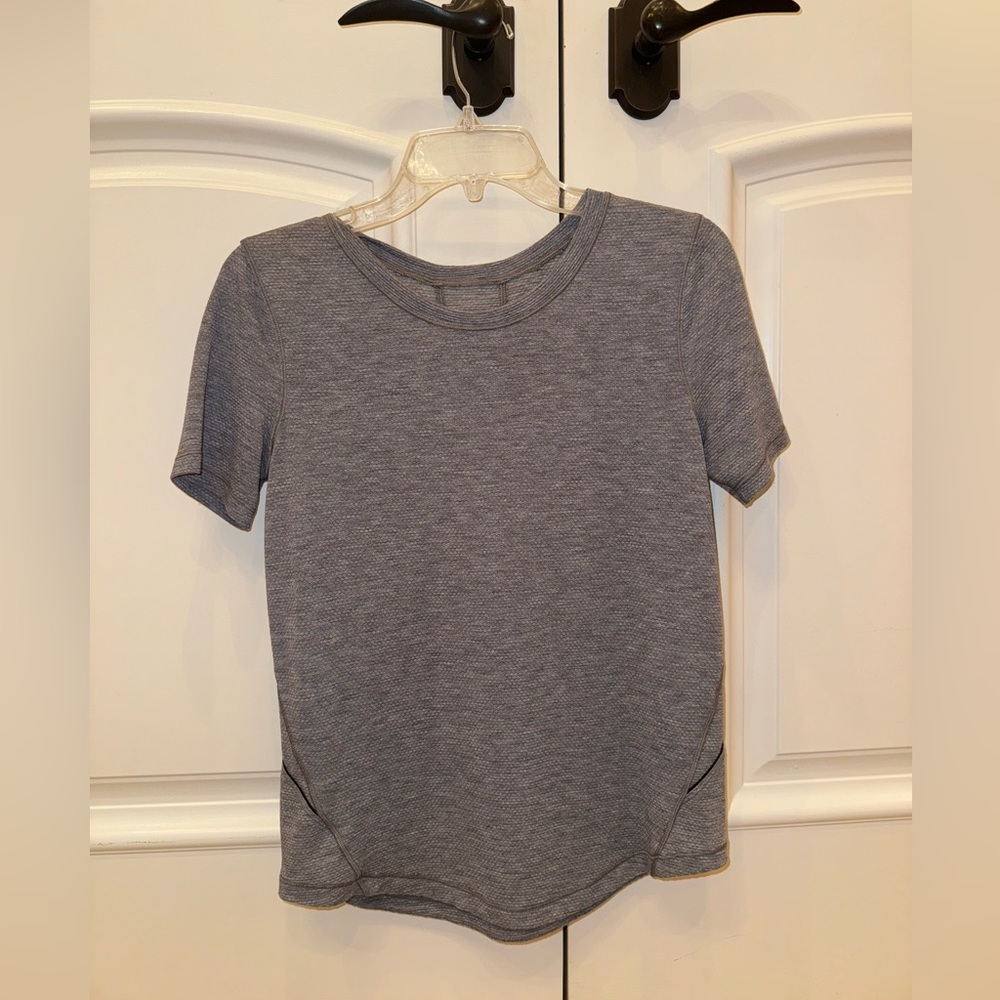 Gray Lululemon Athletic Tshirt Size 4
